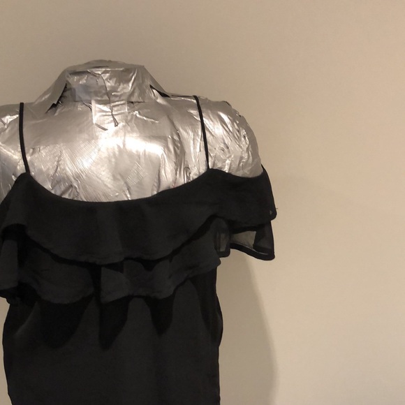 Simons icone Sleeveless black off shoulder top - Picture 6 of 9